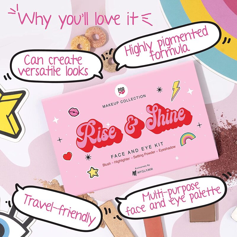 POPxo by MyGlamm Rise & Shine Face and Eye Kit